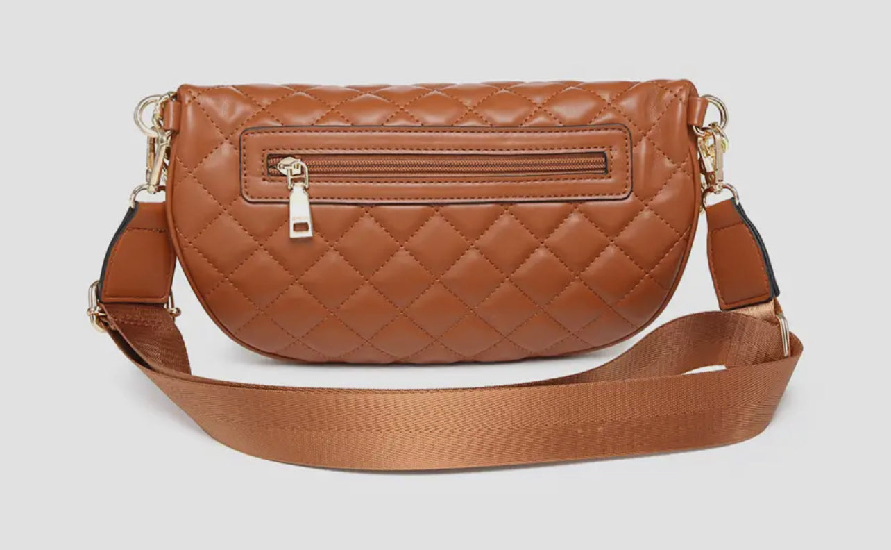 Sylvie Quilted Belt Bag w/ Chain Strap