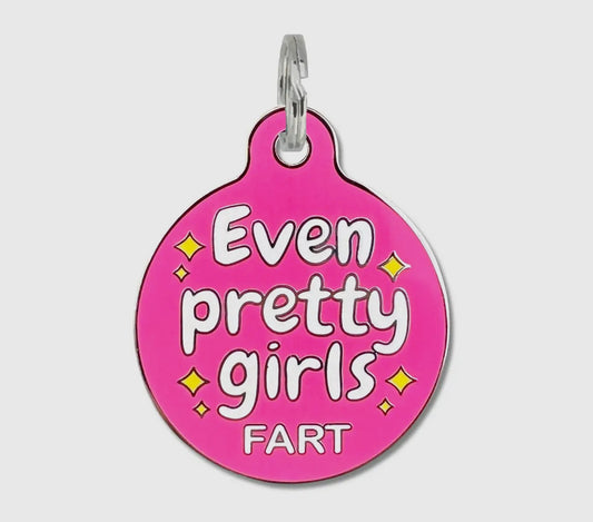 Even Pretty Girls Fart - Collar Charm