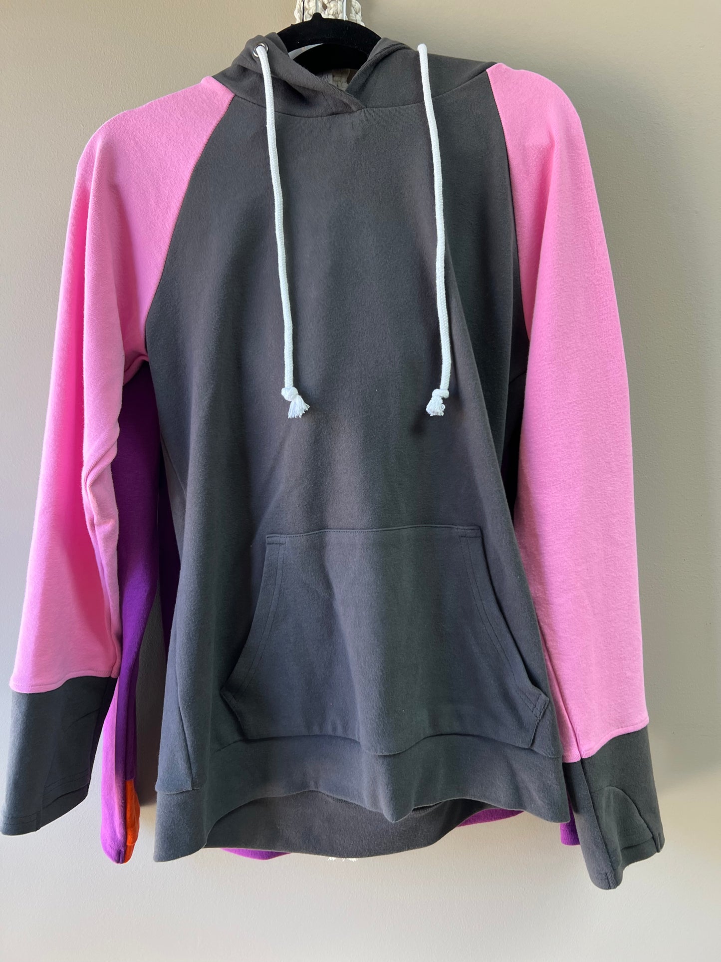 Pink and Grey Hoodie