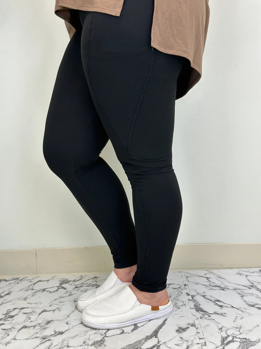 Black Pocket Leggings Ready to ship