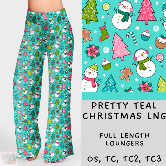 Ready To Ship - Pretty Teal Christmas Loungers