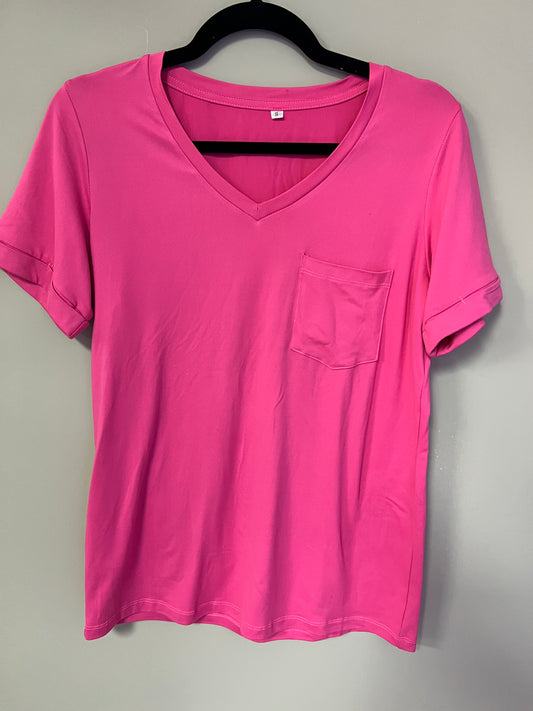 Pink V Neck