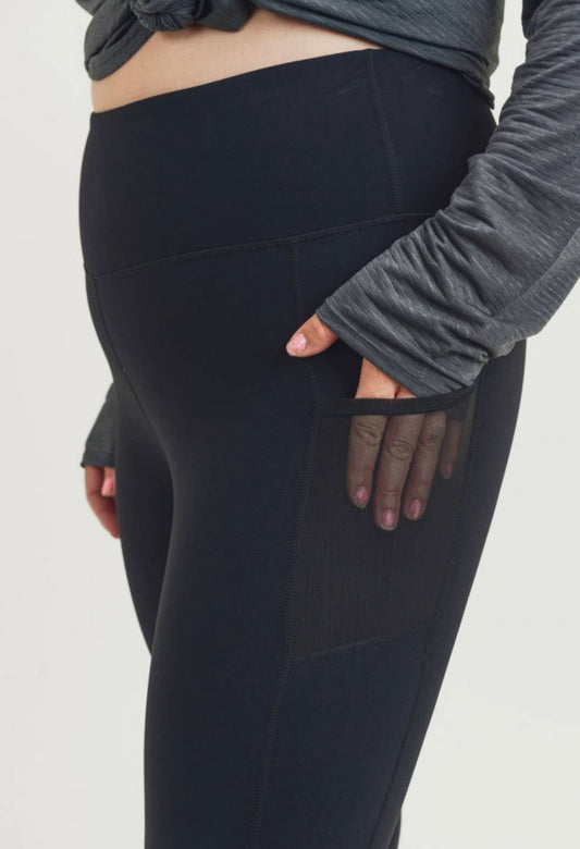 Essential Leggings with Mesh Leggings